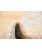 Moroccan 5'1'' X 7'5'' Hand-Knotted Wool Rug 5'1'' x 7'5'' (153 X 223) / Grey / Gold
