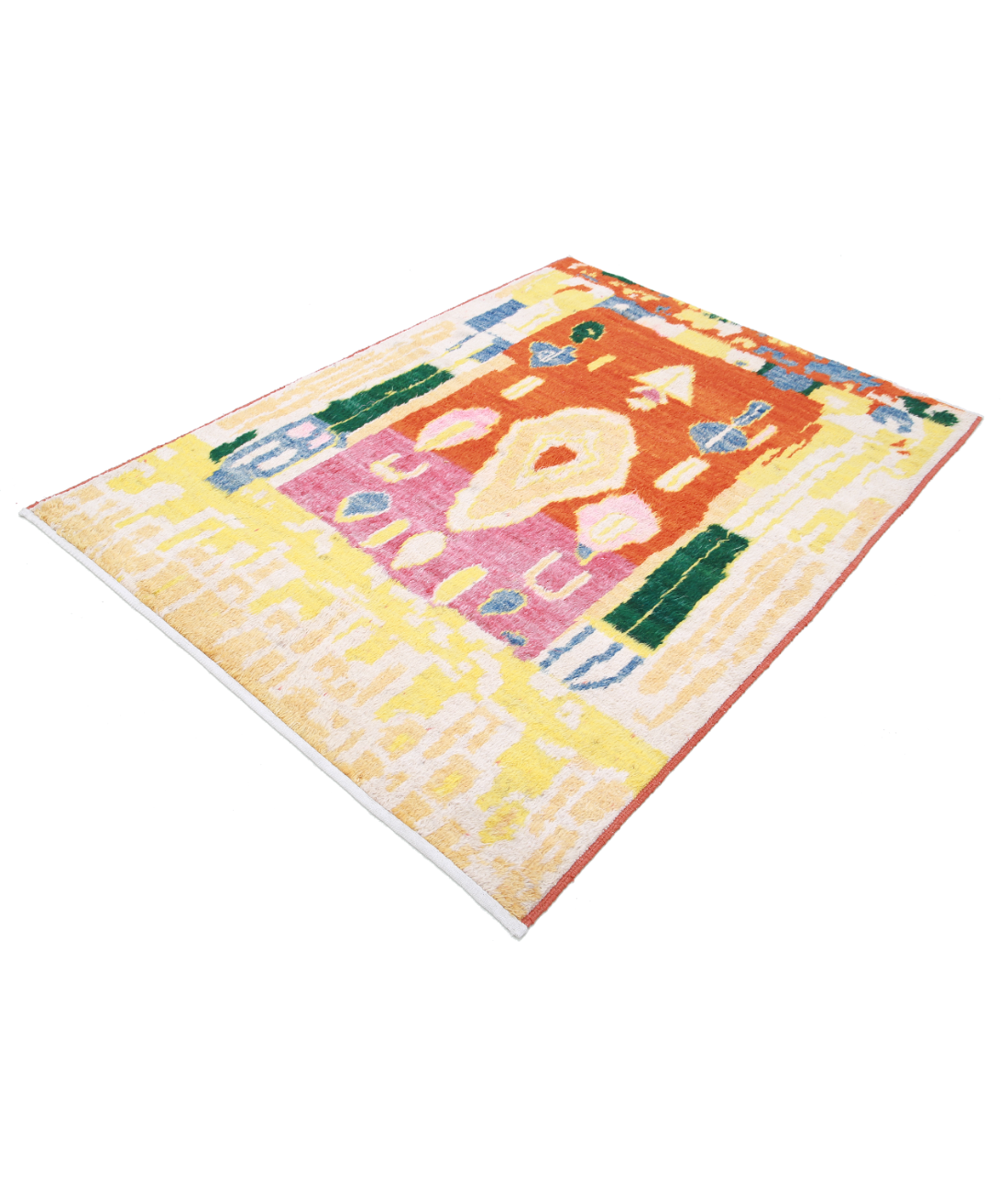 Moroccan 5'3'' X 6'11'' Hand-Knotted Wool Rug 5'3'' x 6'11'' (158 X 208) / Multi / Multi