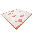 Moroccan 8'2'' X 10'0'' Hand-Knotted Wool Rug 8'2'' x 10'0'' (245 X 300) / Grey / Rust