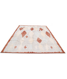 Moroccan 8'2'' X 10'0'' Hand-Knotted Wool Rug 8'2'' x 10'0'' (245 X 300) / Grey / Rust