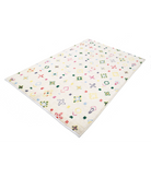 Moroccan 4'11'' X 7'8'' Hand-Knotted Wool Rug 4'11'' x 7'8'' (148 X 230) / Ivory / Blue