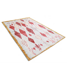 Moroccan 6'2'' X 9'1'' Hand-Knotted Wool Rug 6'2'' x 9'1'' (185 X 273) / Blue / Taupe