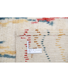 Moroccan 5'0'' X 7'3'' Hand-Knotted Wool Rug 5'0'' x 7'3'' (150 X 218) / Ivory / Red