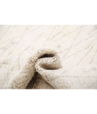 Moroccan 6'0'' X 9'0'' Hand-Knotted Wool Rug 6'0'' x 9'0'' (180 X 270) / Ivory / Taupe