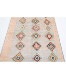 Moroccan 4'2'' X 5'9'' Hand-Knotted Wool Rug 4'2'' x 5'9'' (125 X 173) / Blue / Brown