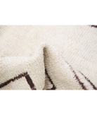 Moroccan 3'10'' X 5'8'' Hand-Knotted Wool Rug 3'10'' x 5'8'' (115 X 170) / Ivory / Brown