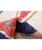 Moroccan 2'9'' X 13'10'' Hand-Knotted Wool Rug 2'9'' x 13'10'' (83 X 415) / Blue / Red