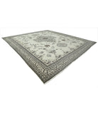 Moroccan 14'11'' X 16'1'' Hand-Knotted Wool Rug 14'11'' x 16'1'' (448 X 483) / Ivory / Grey