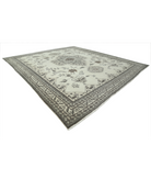 Moroccan 14'11'' X 16'1'' Hand-Knotted Wool Rug 14'11'' x 16'1'' (448 X 483) / Ivory / Grey