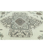 Moroccan 14'11'' X 16'1'' Hand-Knotted Wool Rug 14'11'' x 16'1'' (448 X 483) / Ivory / Grey