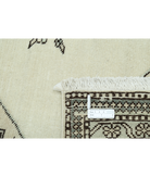 Moroccan 14'11'' X 16'1'' Hand-Knotted Wool Rug 14'11'' x 16'1'' (448 X 483) / Ivory / Grey