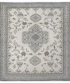 Moroccan 14'11'' X 16'1'' Hand-Knotted Wool Rug 14'11'' x 16'1'' (448 X 483) / Ivory / Grey