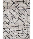 Hand Knotted Moroccan Wool Rug 4' 1" X 6' 0" 4' 1" X 6' 0" (124 X 183) / Brown / Brown