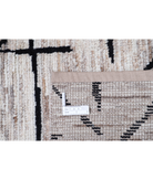Hand Knotted Moroccan Wool Rug 4' 0" X 6' 0" 4' 0" X 6' 0" (122 X 183) / Brown / Brown