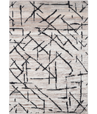 Hand Knotted Moroccan Wool Rug 4' 0" X 6' 0" 4' 0" X 6' 0" (122 X 183) / Brown / Brown