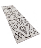 Hand Knotted Moroccan Wool Rug 2' 11" X 9' 9" 2' 11" X 9' 9" (89 X 297) / Ivory / Ivory