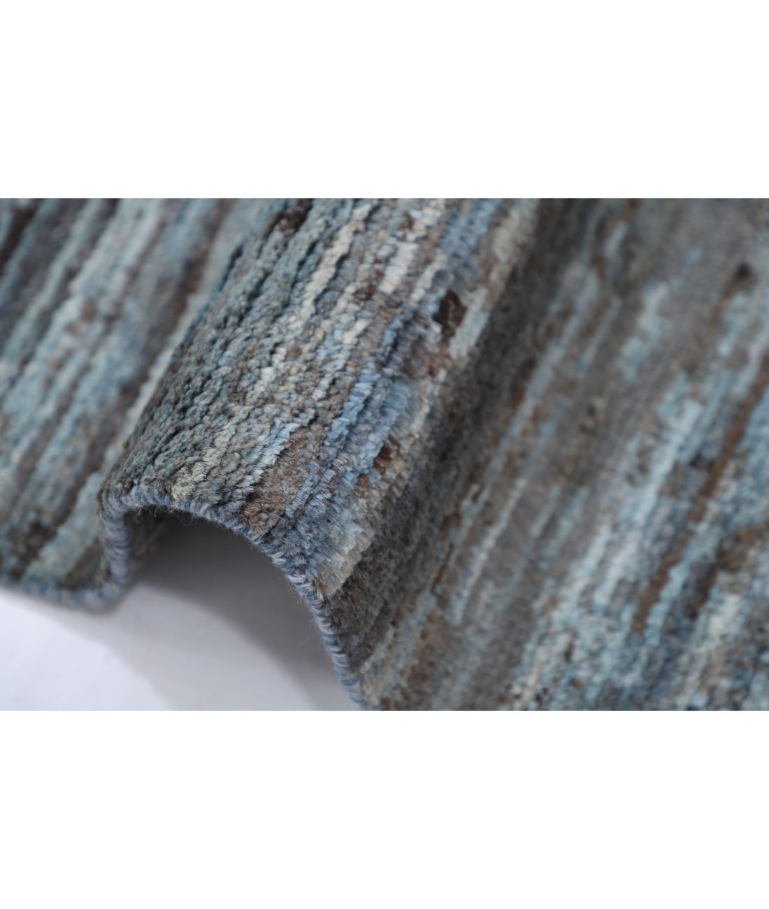 Hand Knotted Moroccan Wool Rug 5' 11" X 8' 9" 5' 11" X 8' 9" (180 X 267) / Grey / Grey