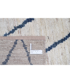 Hand Knotted Moroccan Wool Rug 3' 10" X 6' 0" 3' 10" X 6' 0" (117 X 183) / Ivory / Ivory