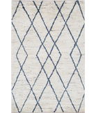 Hand Knotted Moroccan Wool Rug 3' 10" X 6' 0" 3' 10" X 6' 0" (117 X 183) / Ivory / Ivory