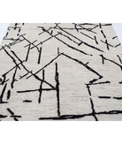 Hand Knotted Moroccan Wool Rug 5' 10" X 9' 4" 5' 10" X 9' 4" (178 X 284) / Ivory / Ivory