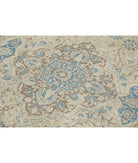 Nain 7'8'' X 11'2'' Hand-Knotted Wool Rug 7'8'' x 11'2'' (230 X 335) / Taupe / Blue