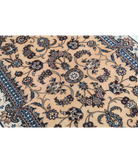 Hand Knotted Nain Wool & Silk Rug 3' 7" X 5' 2" 3' 7" X 5' 2" (109 X 158) / Peach / Ivory