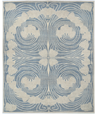 Nouvelle 8'0'' X 10'1'' Hand-Knotted Wool Rug 8'0'' x 10'1'' (240 X 303) / Silver / Grey