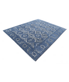 Onyx 7'8'' X 9'7'' Hand-Knotted Wool Rug 7'8'' x 9'7'' (230 X 288) / Grey / Grey