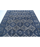 Onyx 7'8'' X 9'7'' Hand-Knotted Wool Rug 7'8'' x 9'7'' (230 X 288) / Grey / Grey