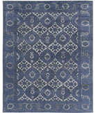 Onyx 7'8'' X 9'7'' Hand-Knotted Wool Rug 7'8'' x 9'7'' (230 X 288) / Grey / Grey