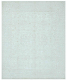 Hand Knotted Oushak Wool Rug 8' 5" X 10' 0" 8' 5" X 10' 0" (257 X 305) / Beige / Ivory