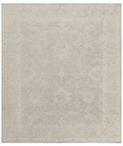 Hand Knotted Oushak Wool Rug 8' 8" X 10' 1" 8' 8" X 10' 1" (264 X 307) / Grey / Silver