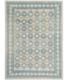 Hand Knotted Oushak Wool Rug 10' 9" X 14' 8" 10' 9" X 14' 8" (328 X 447) / Red / Gold