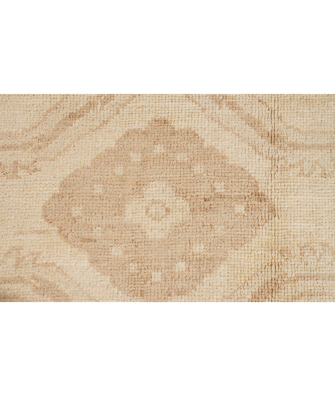 Oushak 12' 0" X 14' 0" Hand-Knotted Wool Rug 12' 0" X 14' 0" (366 X 427) / Ivory / Brown