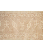 Oushak 12' 0" X 14' 0" Hand-Knotted Wool Rug 12' 0" X 14' 0" (366 X 427) / Ivory / Brown