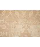 Oushak 12' 0" X 14' 0" Hand-Knotted Wool Rug 12' 0" X 14' 0" (366 X 427) / Ivory / Brown