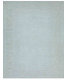 Hand Knotted Oushak Wool Rug 13' 1" X 16' 11" 13' 1" X 16' 11" (399 X 516) / Ivory / Taupe