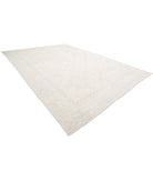 Khotan 12'4'' X 17'8'' Hand-Knotted Wool Rug 12'4'' x 17'8'' (370 X 530) / Ivory / N/A