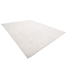 Oushak 11'9'' X 14'9'' Hand-Knotted Wool Rug 11'9'' x 14'9'' (353 X 443) / Grey / Ivory