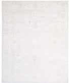 Oushak 11'9'' X 14'9'' Hand-Knotted Wool Rug 11'9'' x 14'9'' (353 X 443) / Grey / Ivory