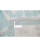 Oushak 15'10'' X 21'9'' Hand-Knotted Wool Rug 15'10'' x 21'9'' (475 X 653) / Teal / Ivory