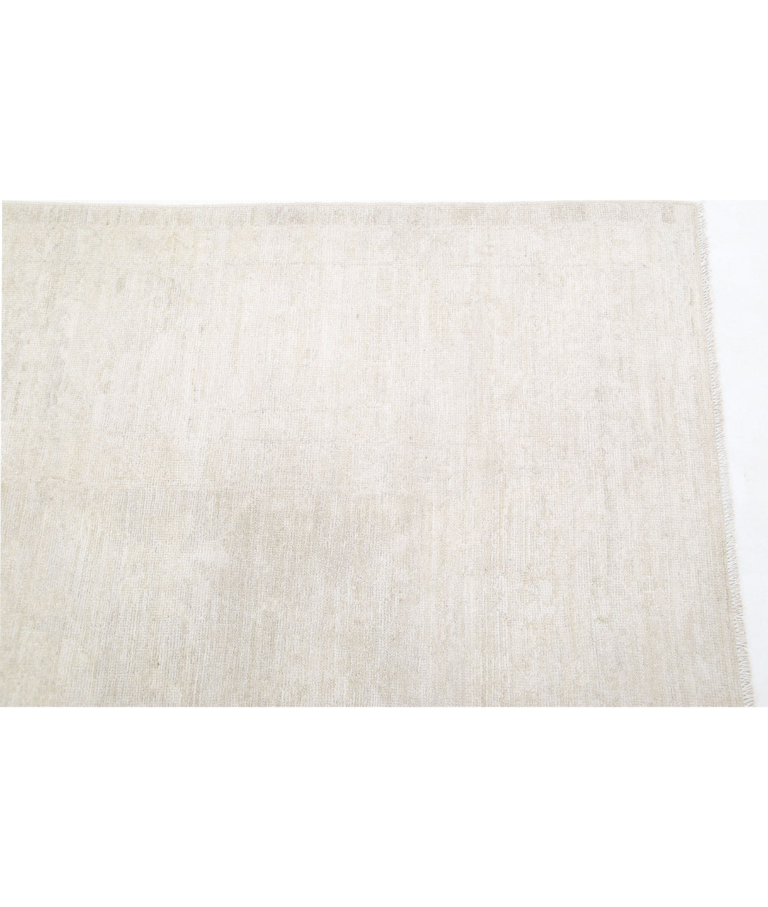 Oushak 9'2'' X 11'10'' Hand-Knotted Wool Rug 9'2'' x 11'10'' (275 X 355) / Ivory / Grey