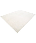 Oushak 8'8'' X 11'3'' Hand-Knotted Wool Rug 8'8'' x 11'3'' (260 X 338) / Ivory / Taupe