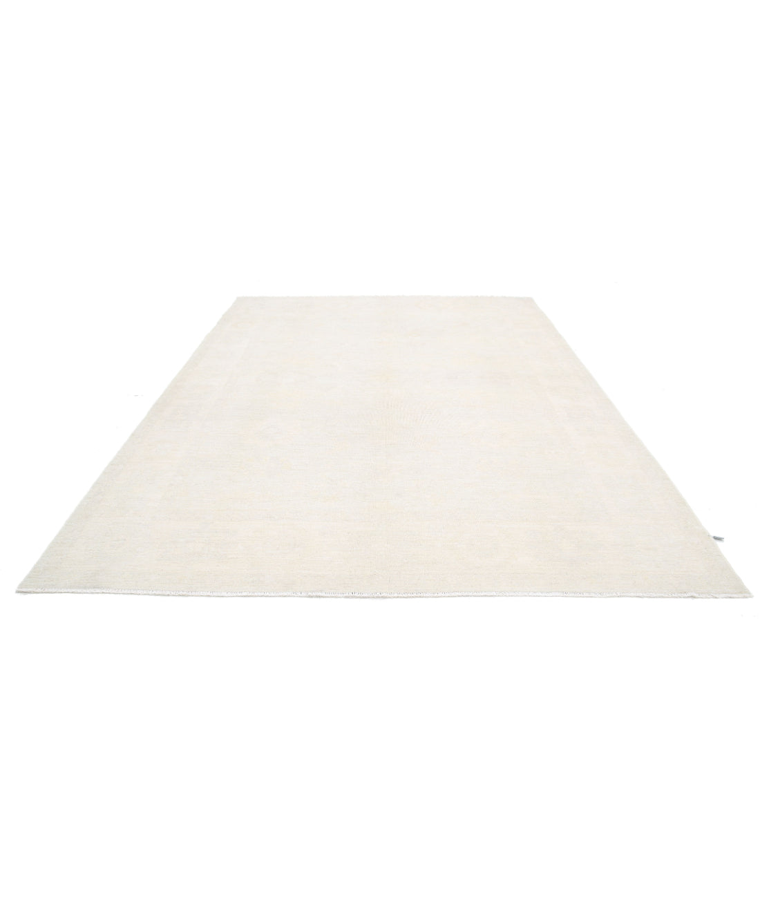 Oushak 8'8'' X 11'3'' Hand-Knotted Wool Rug 8'8'' x 11'3'' (260 X 338) / Ivory / Taupe