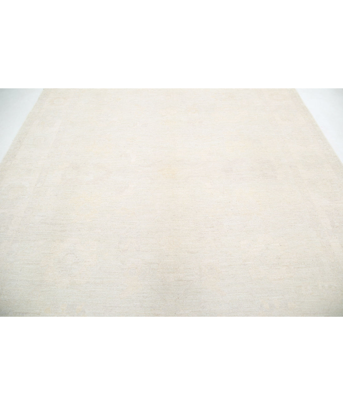 Oushak 8'8'' X 11'3'' Hand-Knotted Wool Rug 8'8'' x 11'3'' (260 X 338) / Ivory / Taupe