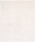 Oushak 8'0'' X 9'6'' Hand-Knotted Wool Rug 8'0'' x 9'6'' (240 X 285) / Ivory / Taupe