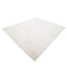 Oushak 8'1'' X 9'10'' Hand-Knotted Wool Rug 8'1'' x 9'10'' (243 X 295) / Ivory / Taupe