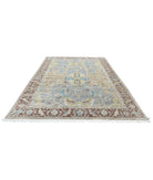 Agra 8'1'' X 11'4'' Hand-Knotted Wool Rug 8'1'' x 11'4'' (268 X 363) / Grey / Brown