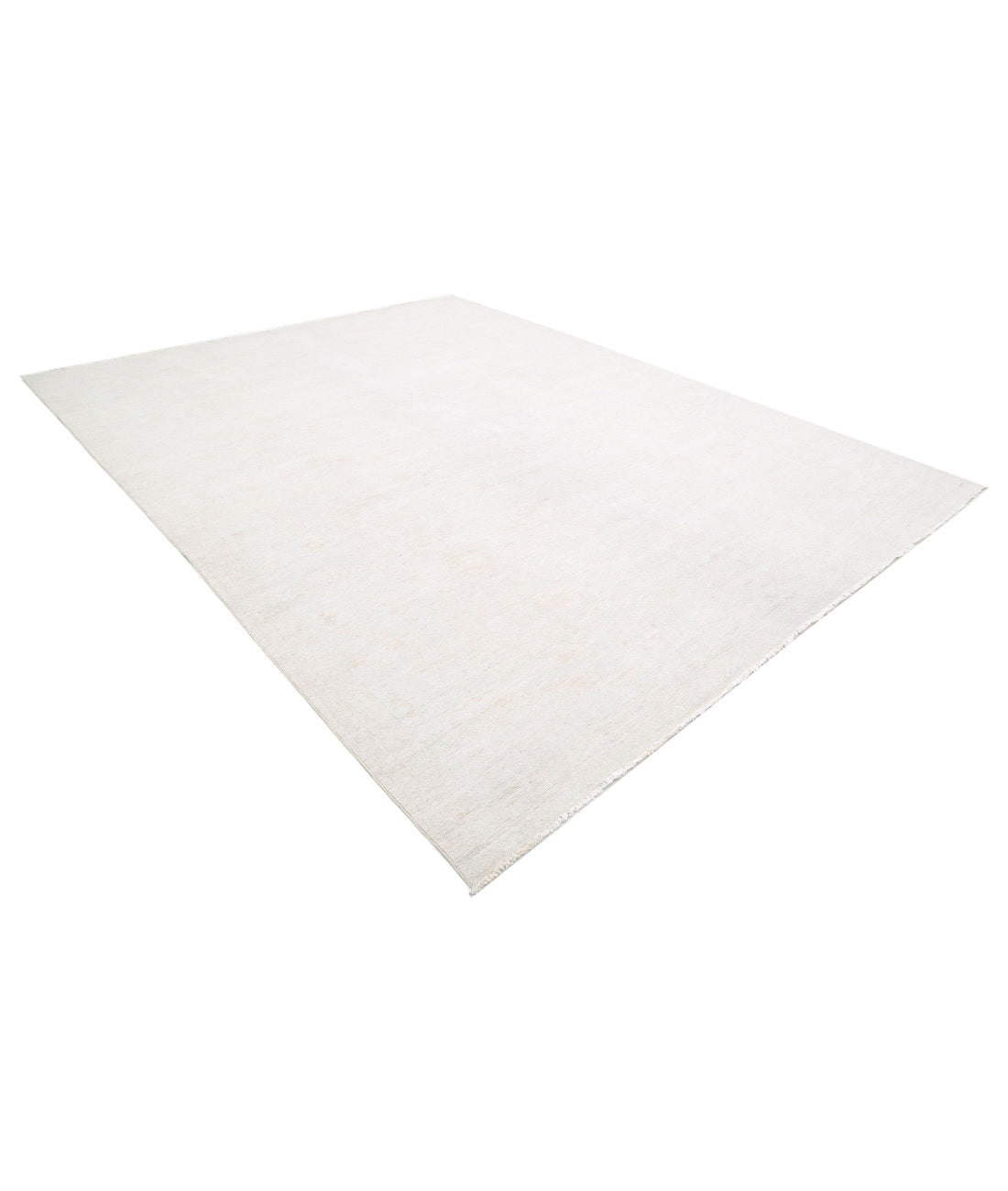 Oushak 10'2'' X 12'11'' Hand-Knotted Wool Rug 10'2'' x 12'11'' (305 X 388) / Ivory / Taupe