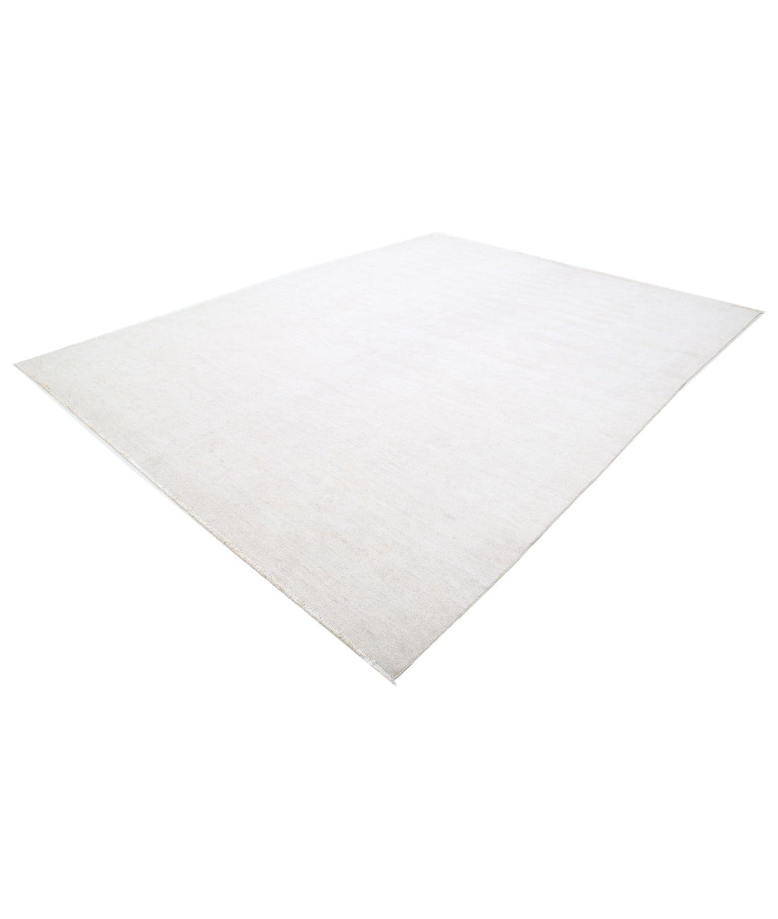 Oushak 10'2'' X 12'11'' Hand-Knotted Wool Rug 10'2'' x 12'11'' (305 X 388) / Ivory / Taupe